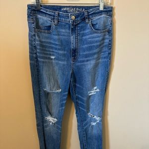 Ripped light blue American Eagle Jeans!